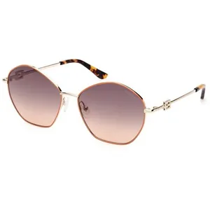 Lunettes de soleil - Guess - 7907 - Ronde - Orange - Verres marron dégradé pas cher