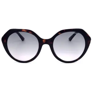 Lunettes de soleil Guess GF6201 52P gris foncé havane dégradé pas cher