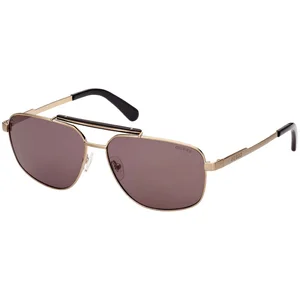 Guess Lunettes de soleil pour hommes Gu00054-33a Golden Ø 61 mm pas cher