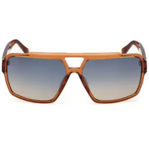 Lunettes de Soleil Guess GU00223 61/14/145 42X shiny dark orange INJECTED SUNGLASSES MAN Guess GU00223 shiny dark orange Sun pas cher