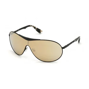 Lunettes de soleil - Web - WE0282 - Masque - Noir opaque - Verres bruns réfléchis pas cher