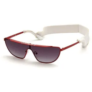 Guess lunettes de soleil GU7677 66B Rouge taille de la fumée Femme pas cher