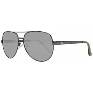 Lunettes de soleil pour homme Guess GF0215 - Gris - Monture en métal
