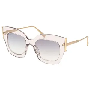 Tod's TO0310 52/20/140 Transparent Light Pink/Smoke acétate femme TO03... pas cher