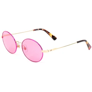 Lunettes de soleil Femme WEB EYEWEAR - ø 51 mm - Métal - Doré pas cher
