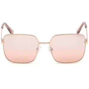 Guess 0, Lunettes de Soleil Femme, Shiny Rose Gold, 56 pas cher