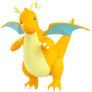Bandai - Pokémon - Figurine Légendaire Epic Battle - Dracolosse (Dragonite) - Figurine articulée géante de 30 cm - Pokémon dragon orange et jaune - WT97696
