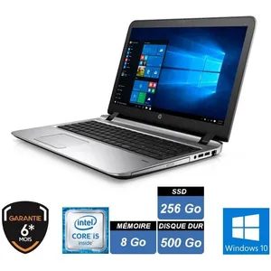 HP Probook 450 G3 i5/8Go/SSD256Go + HDD500Go pas cher