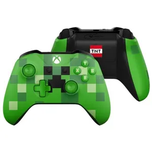 Microsoft Manette sans fil Xbox One Edition Limitée Minecraft Creeper pas cher