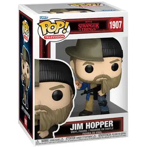 Funko Pop! Television: Stranger Things - Jim Hopper (Split) #1907 pas cher