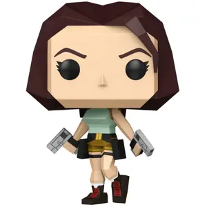 Figurine Funko Pop Games Tomb Raider Lara Croft Polygonal pas cher