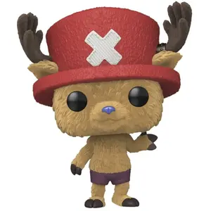 Funko Figurine Funko Pop - One Piece Série Netflix N°1883 - Tony Tony Chopper - Flocked (90624) pas cher