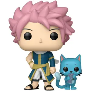 Funko Figurine Funko Pop - Fairy Tail : 100 Years Quest N°2285 - Natsu Et Happy (90642) pas cher