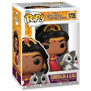 Figurine Funko Pop The Hunchback of Notre Dame Esmeralda & Djali pas cher