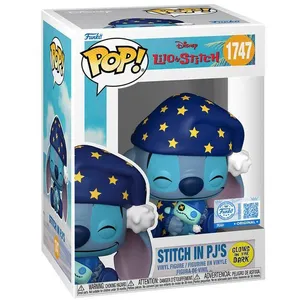 Funko POP VINYL: L&S S4- STITCH STARRY PJS (Glow in the dark) pas cher