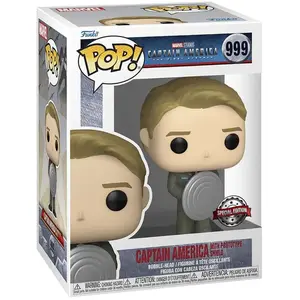 Funko Pop Marvel Captain America Exclusive Clair pas cher