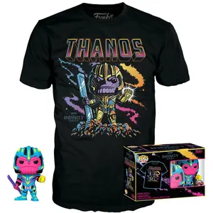 Comparateur de prix : Funko Pop! & Tee Box: Marvel The Avengers - Thanos Blacklight #909 (XL)