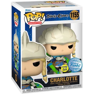 Funko Pop Black Clover Charlotte Exclusive Figure Bleu pas cher