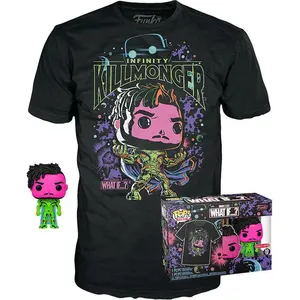 Funko Pop! Et Si.? T-shirt Manches Courtes Killmonger pas cher