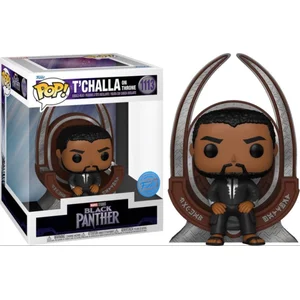 Funko T'Challa on Throne - Funko Pop! Deluxe - Black Panther Figuur pas cher