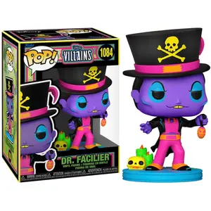 Funko Pop! Figurine Exclusive Drfacilier Lumière Noire Méchants Disney pas cher