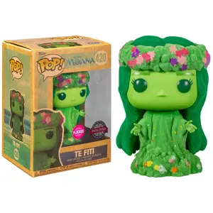 Funko Figurine Funko Pop Te Fiti Earth Day #2022 / Moana / Funko Pop Disney #420 - Exclusive Special Edition - FlockedVendu paramazon