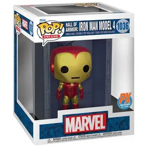 Funko Pop Marvel Hall of Armor Iron Man Model 4 Vinyl Figure pas cher