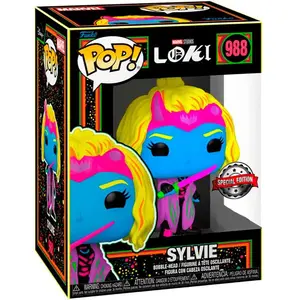 Funko Pop Marvel Loki Silvye Black Light Exclusive Figure Multicolore pas cher