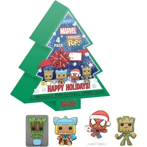 Funko Marvel Holiday Exclusive Christmas Tree With Figures Multicolore pas cher