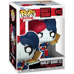 Comparateur de prix : Harley Quinn Harley Quinn with Pizza vinyl figuur 452 Funko Pop! standaard