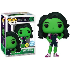 Funko Pop! Marvel: She-Hulk: Attorney at Law (2022) - She-Hulk Glow in the Dark pas cher