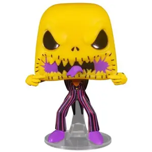 GAMESTOP LTD Figurine Funko Pop! N°808 - L'etrange Noel De Mr Jack - Scary Face Jack(blklt) pas cher