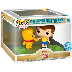 Funko Disney Winnie l´ourson POP! Moment Vinyl figurine Winnie the Pooh- CR w/Pooh 9 cm pas cher