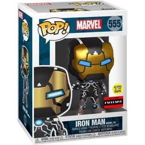 Funko! POP - Exclusive - Marvel: 80th Iron Man #555 (AAA Exclusive) pas cher