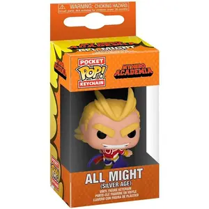 Funko Pop! Keychain: My Hero Academia - All Might Silver Age pas cher