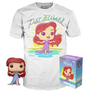 Funko T-Shirt M + Pop Ariel / La Petite Sirene / Funko PopVendu parrakuten