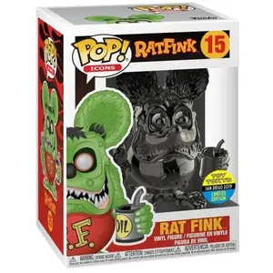 Funko Figurine Funko Pop - Rat Fink N°15 - Rat Fink - Chromé Gris (423...