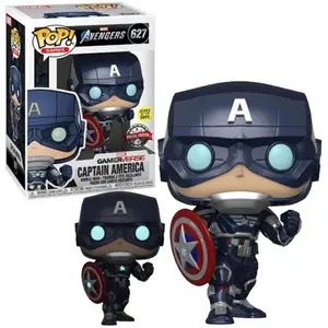 Funko Figurine Funko Pop - Avengers Gamerverse [Marvel] N°627 - Captai... pas cher