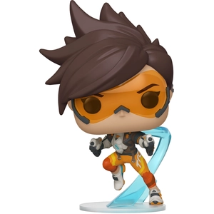 Funko Figurine Overwatch - Tracer With Gun Pop 10cm pas cher