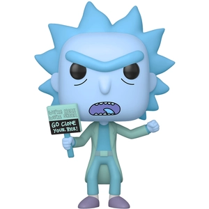 Figurine Funko Pop Animation Rick et Morty Hologram Rick Clone pas cher