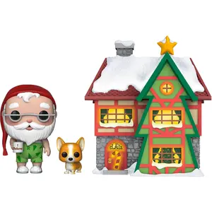 FUNKO POP Town : Holiday - Santas House w/Santa & Nutmeg pas cher