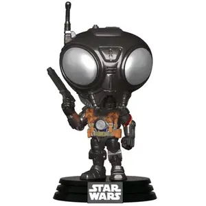 Funko Star Wars The Mandalorian Figurine Pop! Tv Vinyl Q9-Zero 9 Cm pas cher