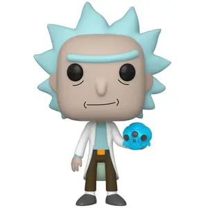 Funko Rick & Morty - Bobble Head Pop N° 692 - Rick W/Crystal Skull pas cher