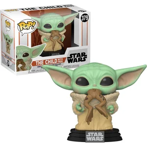 Figurine Funko Pop Star Wars The Mandalorian The Child with Frog pas cher