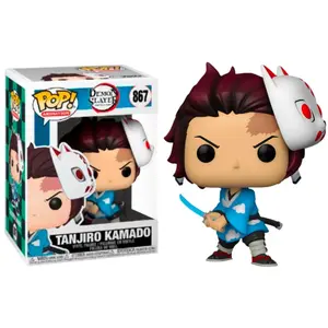 FIB-RMS-CH Figurine Funko Pop - Demon Slayer N°867 - Tanjiro Kamado Avec Masque (49632) pas cher