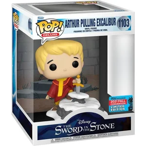 Funko Pop! Figurine Exclusive D´arthur Tirant Excalibur L´Épée Dans La Pierre Disney Deluxe pas cher