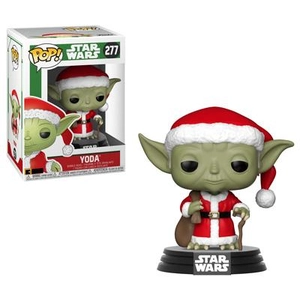 Figurine à tête branlante Funko Pop Star Wars Holiday Santa Yoda pas cher