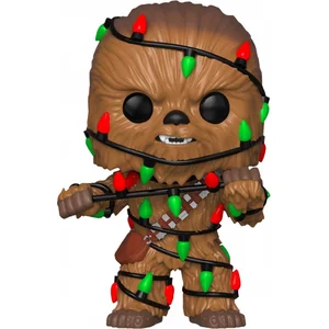 Figurine Funko Pop Star Wars Holiday Chewbacca avec lumières 15 cm pas cher