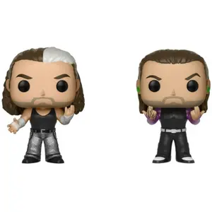 Funko Wwe Pack 2 Pop! Vinyl Figurines The Hardy Boyz 9 Cm