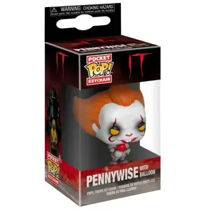 Non communiqué Funko Porte Clé Ca - Pennywise With Balloon Pocket Pop 5cm pas cher